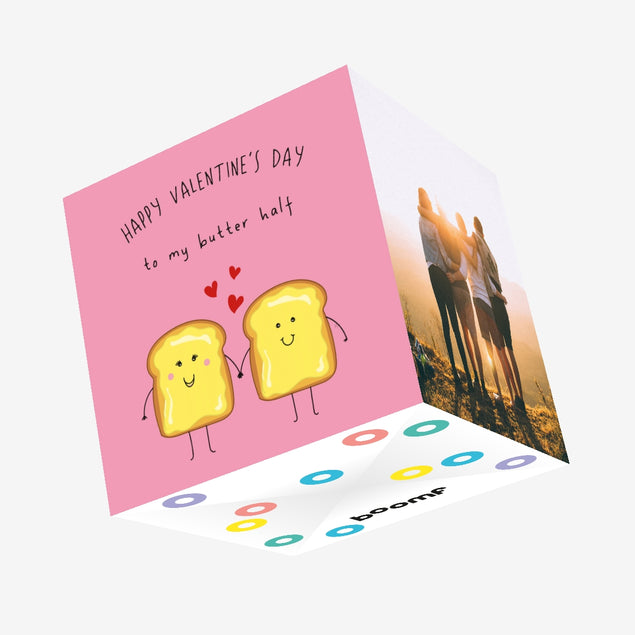 To My Butter Half Valentine's Day Confetti-exploding Greetings Card