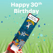 30th Birthday Cannon Confetti Shooter Card