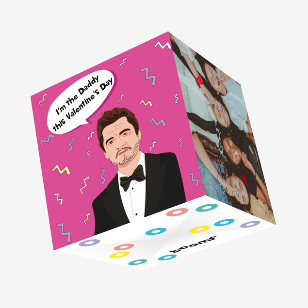 Pedro Pascal Valentine's Day Confetti-exploding Greetings Card