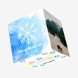 Merry Christmas Best Boss Big Snowflake Confetti-exploding Greetings Card