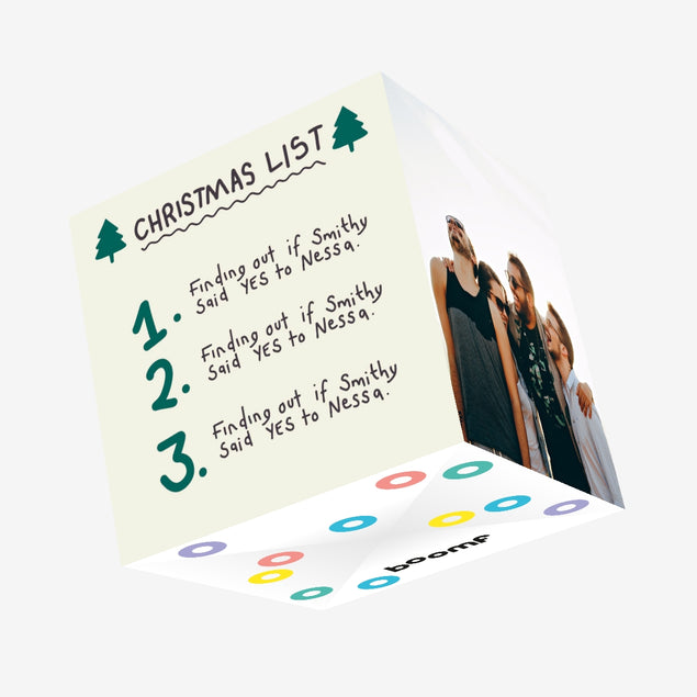 Christmas List Gavin & Stacey Themed Confetti-exploding Greetings Card