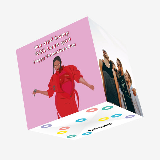 Me And Bump RiRi Valentine's Day Confetti-exploding Greetings Card