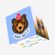 50 Today - Bearly Past It Birthday Confetti-exploding Greetings Card