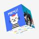 Merci! - French Cat Thank You Confetti-exploding Greetings Card