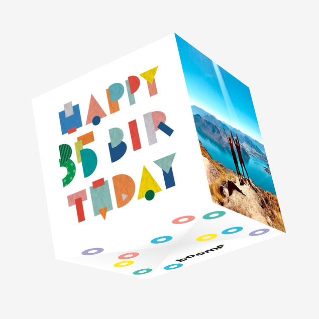 35 HB Confetti-exploding Greetings Card
