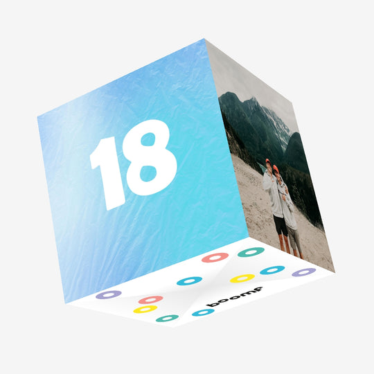 18th Birthday Confetti-exploding Greetings Card