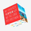 Funny Christmas From Favourite Nephew Confetti-exploding Greetings Card
