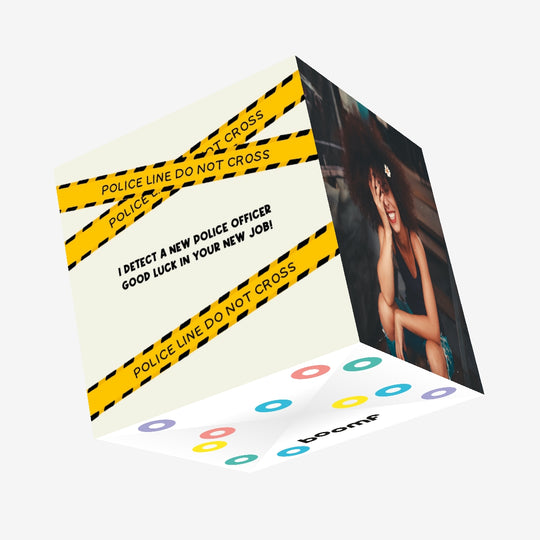 A New Police Officer Good Luck In Your New Job Confetti-exploding Greetings Card