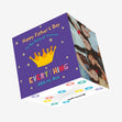 King Of Everything - Happy Father's Day Confetti-exploding Greetings Card