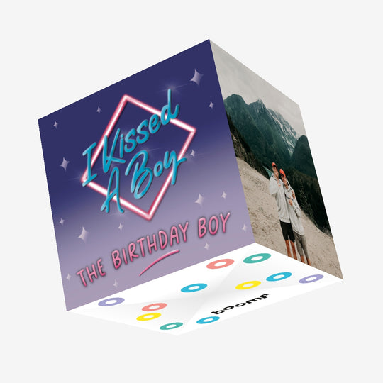 I Kissed A Boy Birthday Confetti-exploding Greetings Card