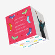 Love Leaves Socks On The Floor Confetti-exploding Greetings Card