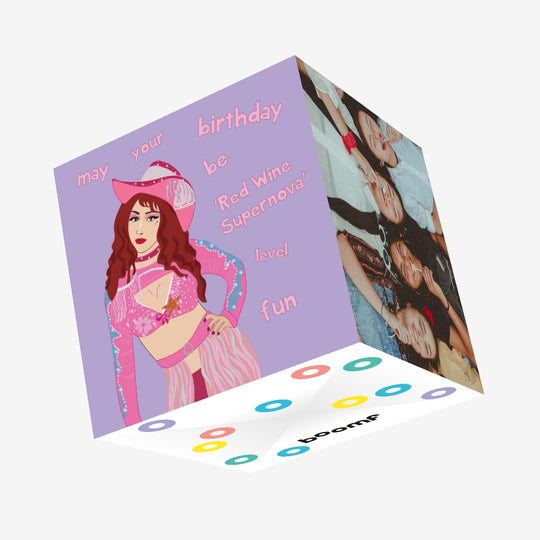 Chappel Roan Birthday Confetti-exploding Greetings Card