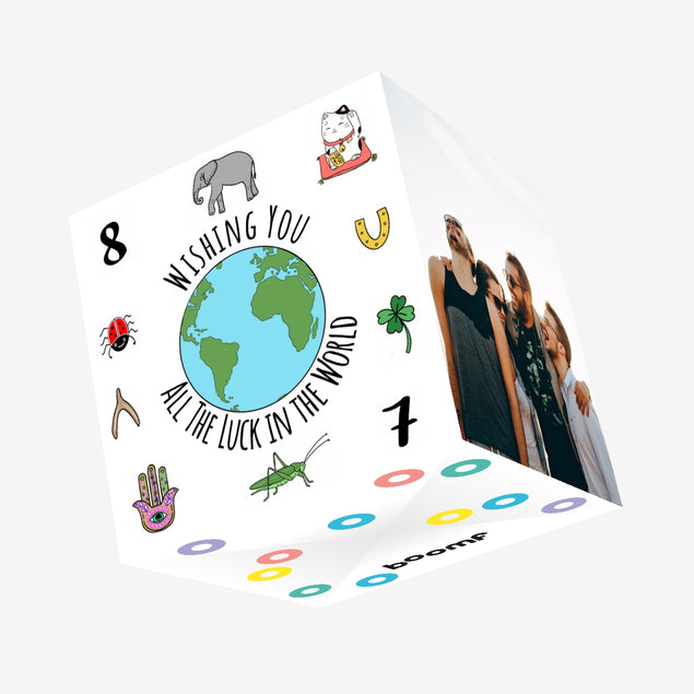 Wishing You All The Luck In The World Confetti-exploding Greetings Card