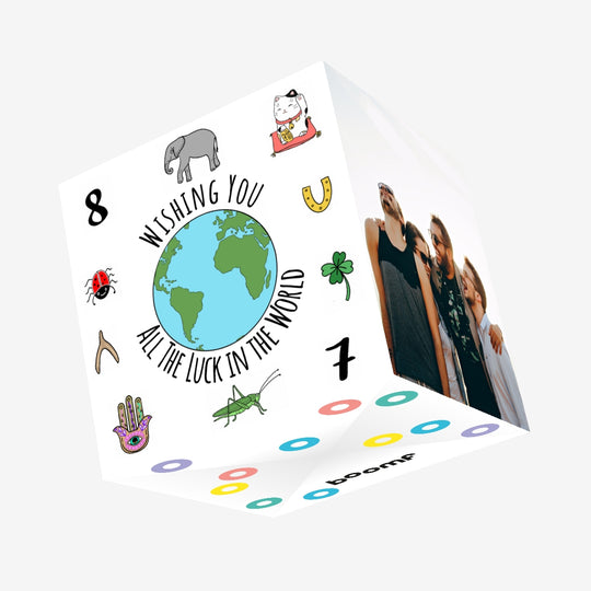 Wishing You All The Luck In The World Confetti-exploding Greetings Card