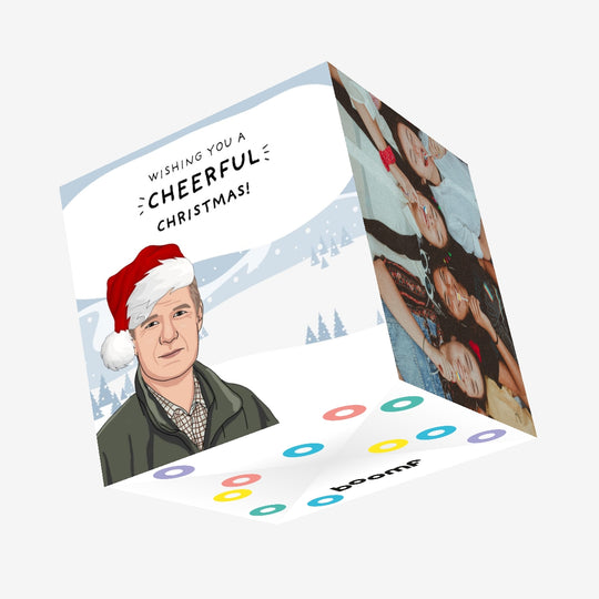 Cheerful Charlie - Clarksons Farm Christmas Confetti-exploding Greetings Card