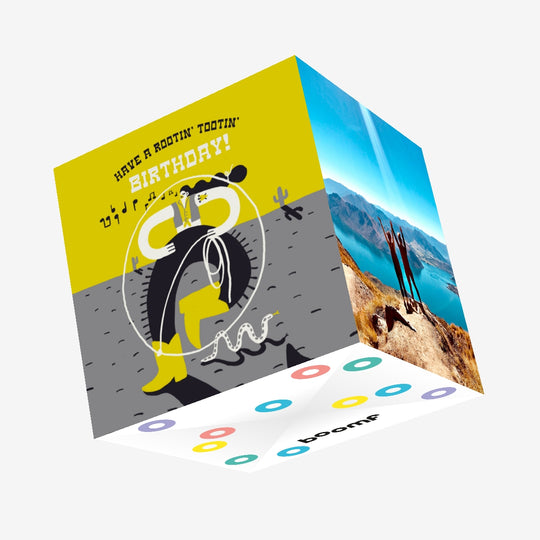 Rootin Tootin Birthday Confetti-exploding Greetings Card