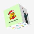 Merry Ducking Christmas! Confetti-exploding Greetings Card