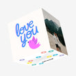 Love You Blue Bird Confetti-exploding Greetings Card
