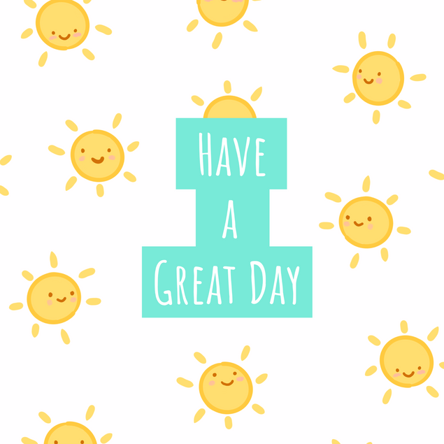 Smiling Suns Have A Great Day Confetti-exploding Greetings Card