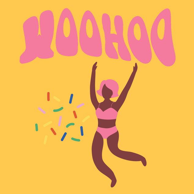 Woohoo Celebration Confetti-exploding Greetings Card