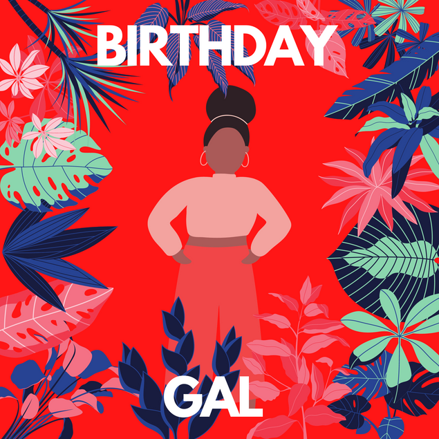 Birthday Gal Card