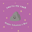 You're My Rock Valentine's Day Confetti-exploding Greetings Card