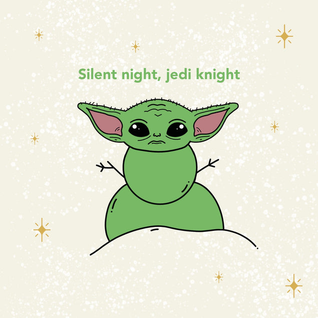 Jedi Knight Christmas Confetti-exploding Greetings Card