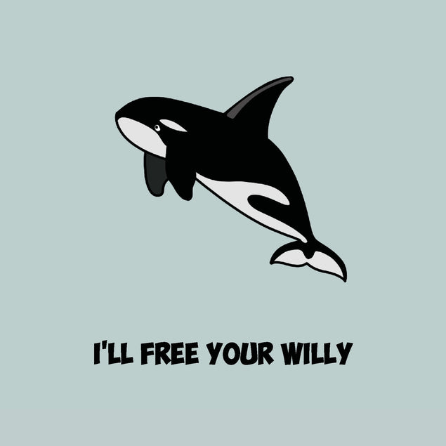 I'll Free Your Willy Funny Naughty Confetti-exploding Greetings Card