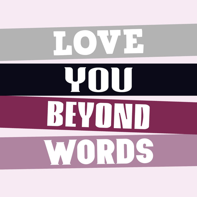 Love You Beyond Words Confetti-exploding Greetings Card