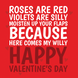 Naughty Poem Funny Valentine's Day Card