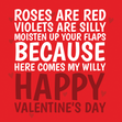 Naughty Poem Funny Valentine's Day Card