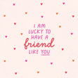 I Am Lucky To Have A Friend Like You Card