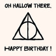 Oh Hallow There Harry Potter Funny Birthday Confetti-exploding Greetings Card