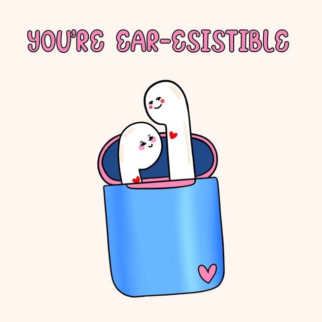 You're Ear-esistible Confetti-exploding Greetings Card