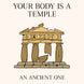 You Body Is A Temple. An Ancient One Rude Card
