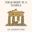 You Body Is A Temple. An Ancient One Rude Card
