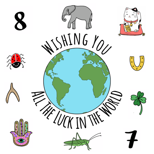 All the Luck in the World Confetti-exploding Greetings Card