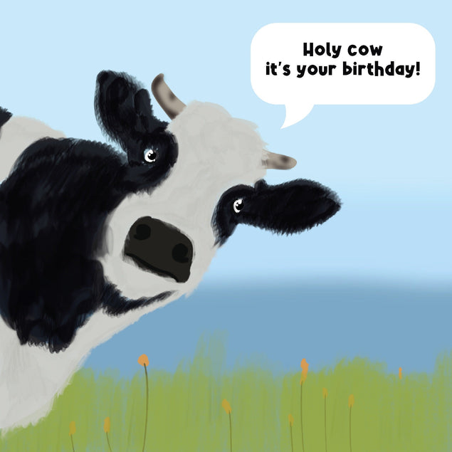 How Cow It's Your Birthday Confetti-exploding Greetings Card