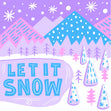 Let It Snow Christmas Card