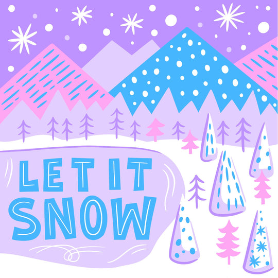 Let It Snow Christmas Card