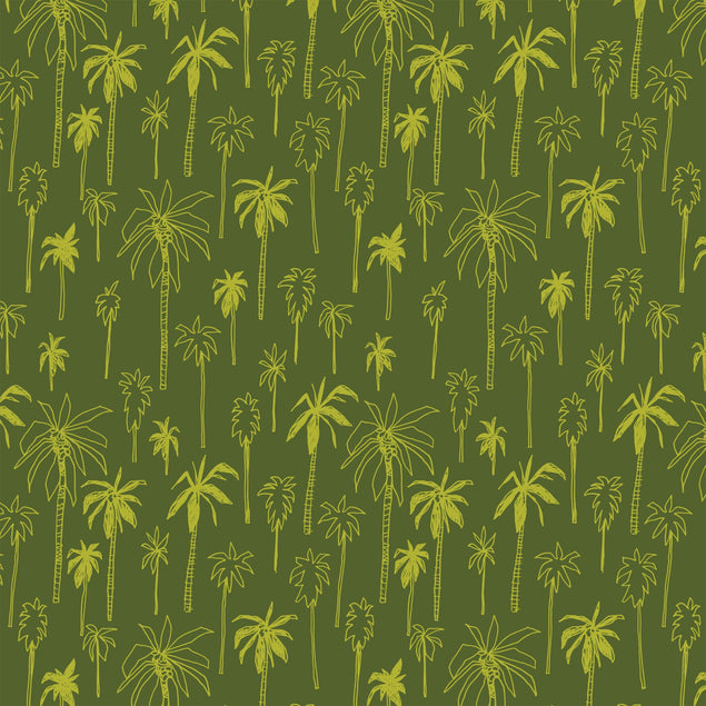 Green Palm Tree Card