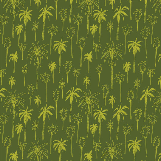 Green Palm Tree Card
