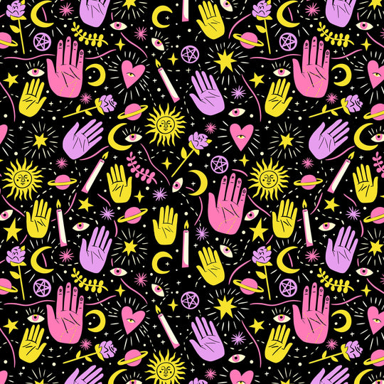 Black Illustrated Magical Card