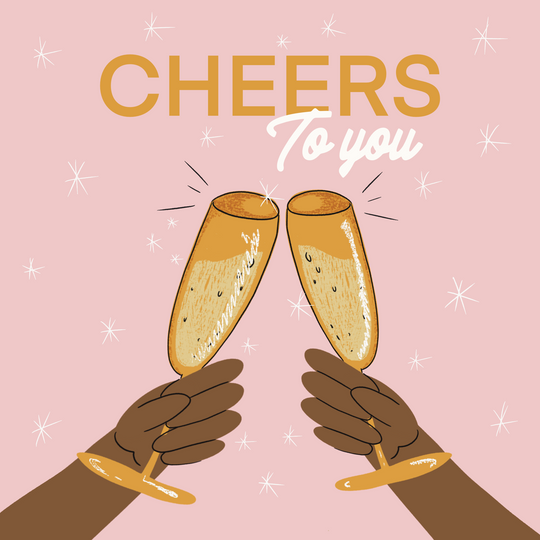 Cheers To You Congratulations Card