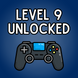 Level 9 Unlocked - 9th Birthday Card For Gamers