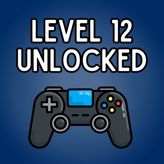 Level 12 Unlocked - 12th Birthday Card For Gamers