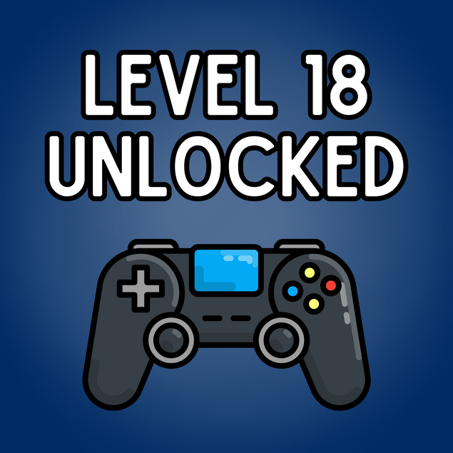 Level 18 Unlocked - 18th Birthday Card For Gamers