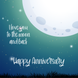 I Love You To The Moon And Back Anniversary Card