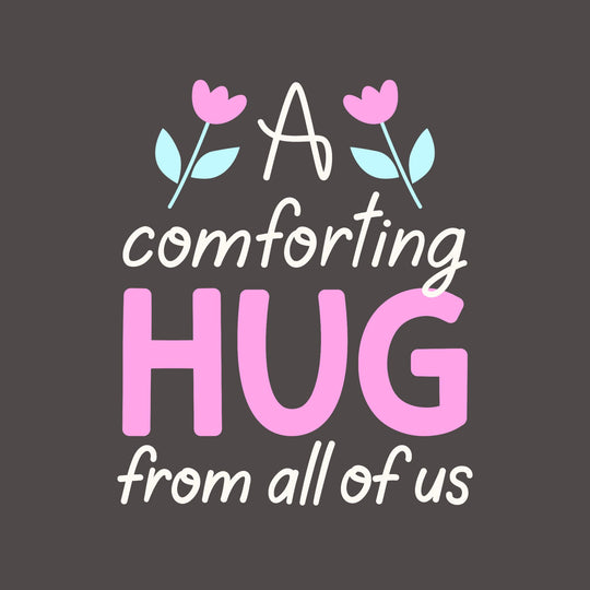 A Comforting Hug From All Of Us Black Card