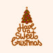 Have A Sweet Christmas - Christmas Tree Biscuit Card